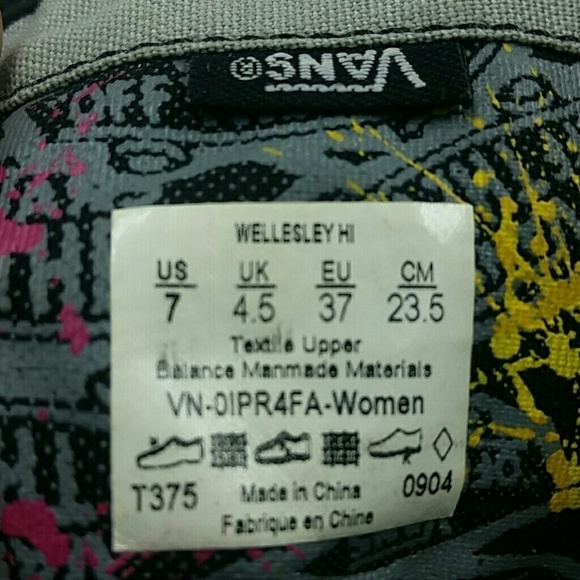 VANS l Wellesley Hi Tops Checkered - Picture 3 of 8